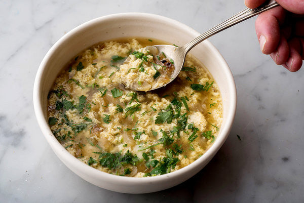 Italian Egg Drop Broth Soup - Comforting Soup