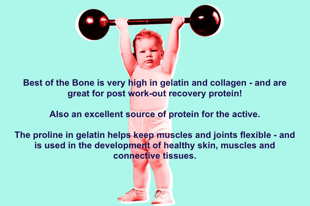 Best of the Bone is a concentrated form of gelatin and collagen