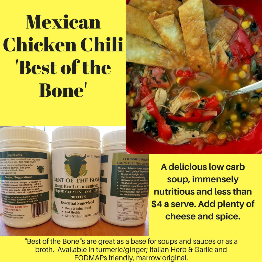 Mexican Chicken Chili "Best of the Bone" - A Healthy Fiesta