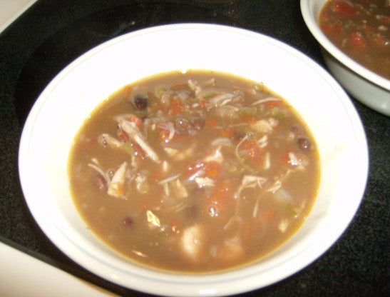 A Best of the Bone "Southwest Chicken and Black-Bean, Corn Soup"