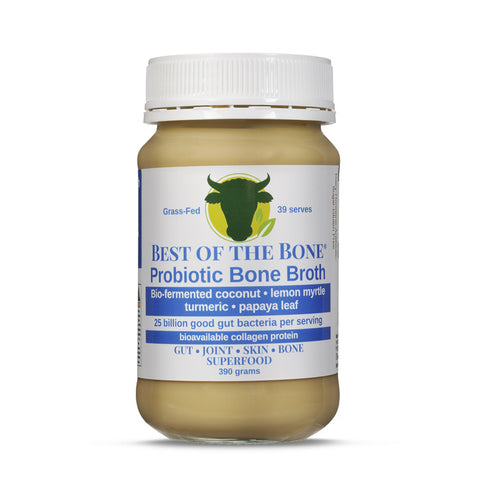 Best of the Bone - Probiotic Broth w/ Bio-fermented Coconut, Lemon Myrtle, Turmeric & Papaya Leaf