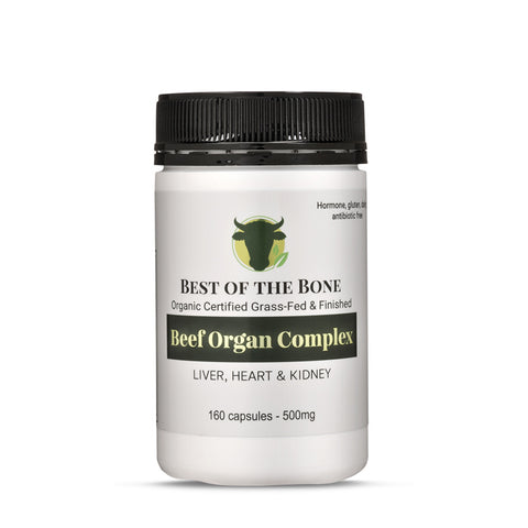Organic Grass-Fed Beef Organ Capsules